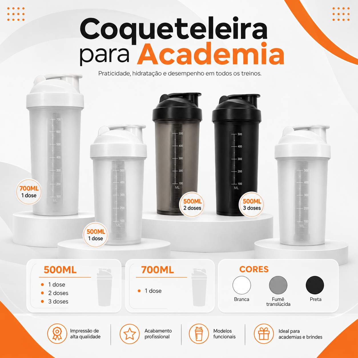 Coqueteleira para Academia