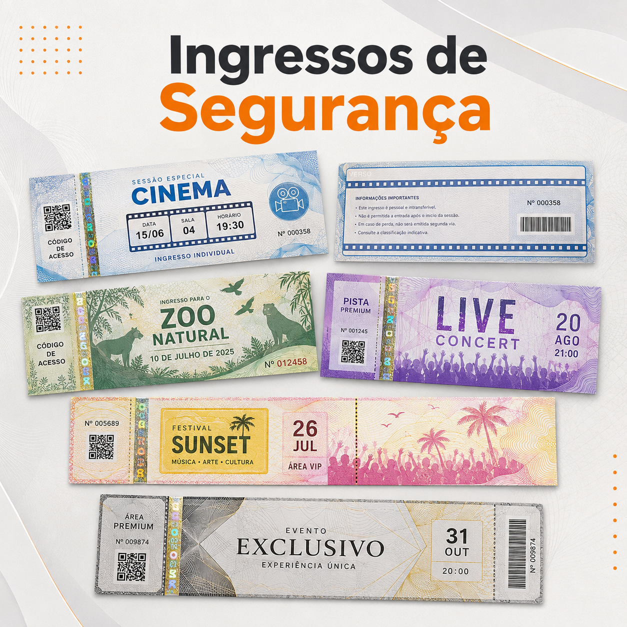 Ingressos de Segurança