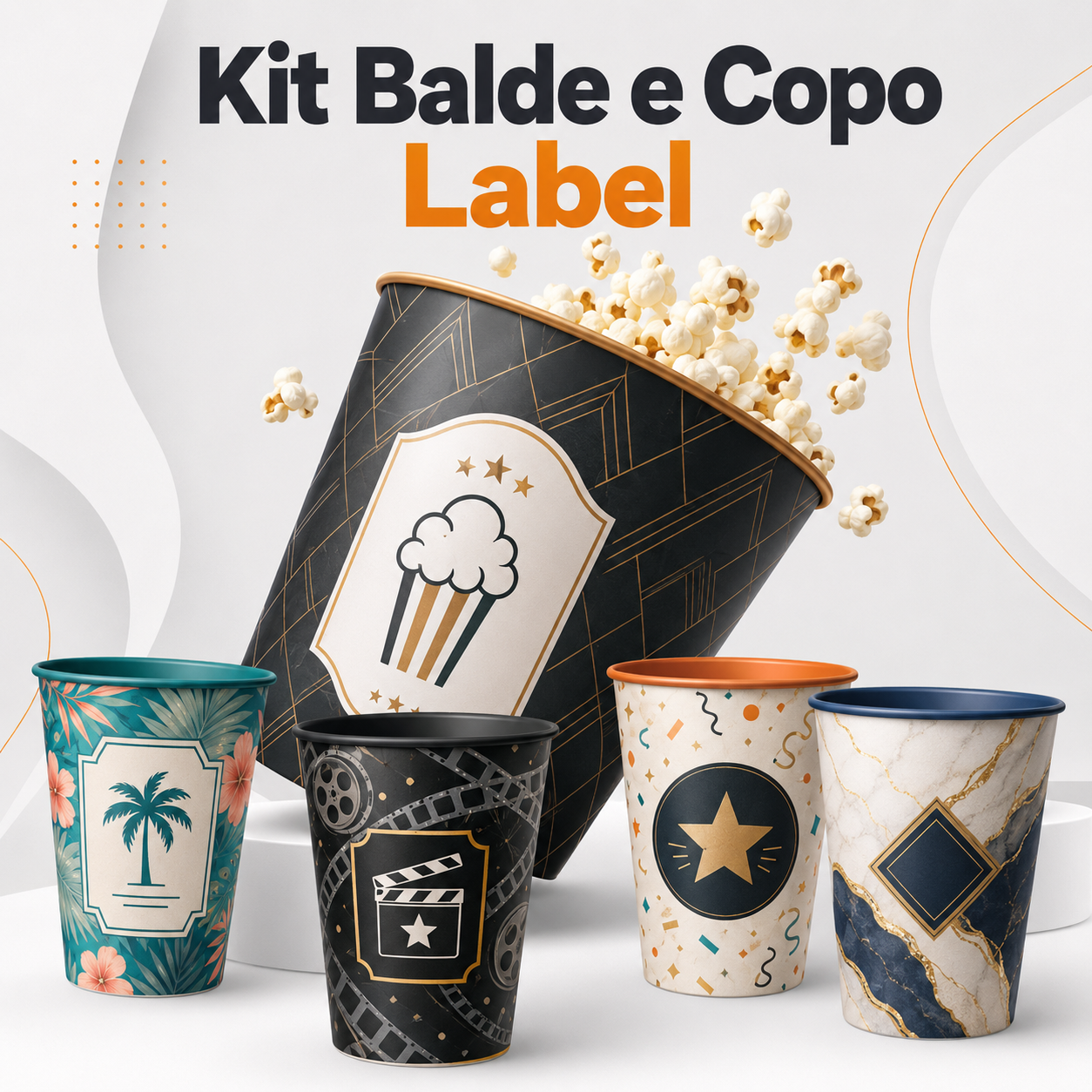 Kit Balde e Copo Label