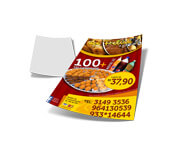 Panfletos, Flyers E Folhetos Couchê 150g Sem Verniz (100x150mm)