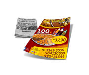 Panfletos, Flyers E Folhetos Couchê 150g Sem Verniz (100x150mm)