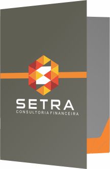 Pastas Couchê 300g Bolsa Encaixe Verniz Uv Total Frente