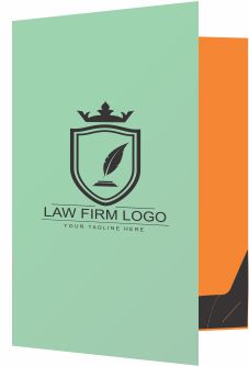 Pastas Couchê 300g Bolsa Encaixe Verniz Uv Total Frente