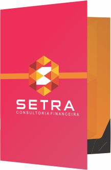 Pastas Couchê 300g Bolsa Encaixe Verniz Uv Total Frente