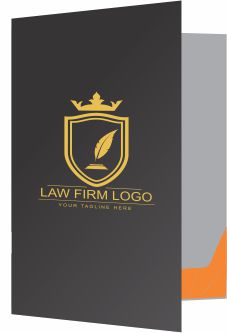 Pastas Couchê 300g Bolsa Encaixe Laminação Fosca Frente