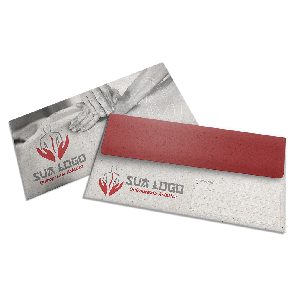 Envelopes Personalizados Carta (230x115mm) Reciclato Digital 90g