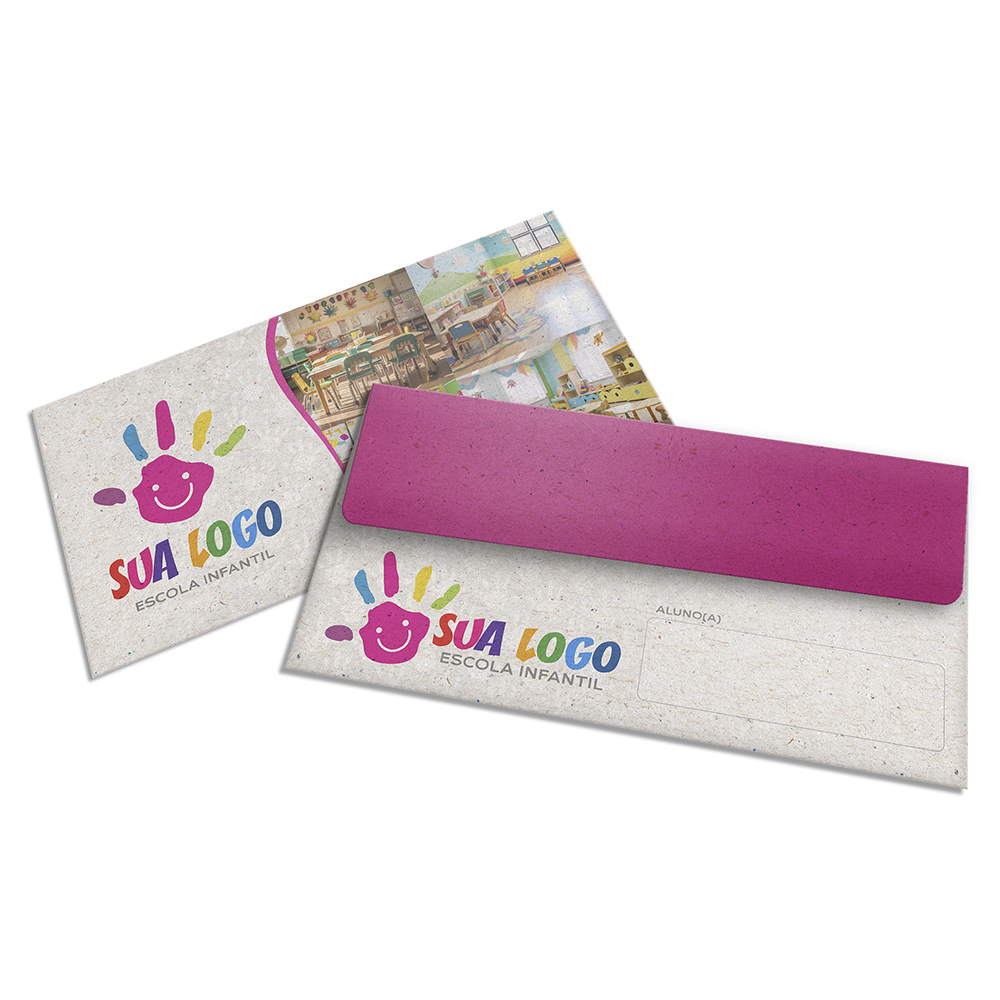 Envelopes Personalizados Carta (230x115mm) Reciclato Digital 90g