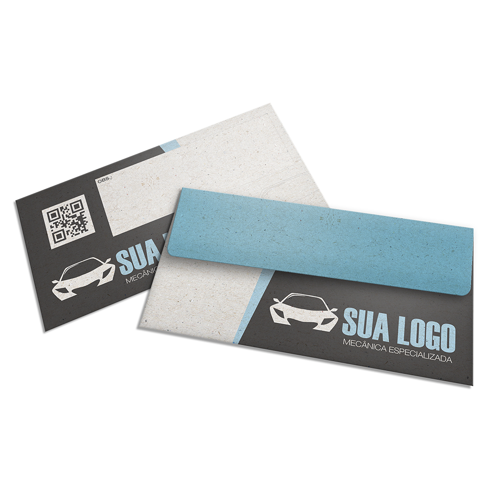 Envelopes Personalizados Carta (230x115mm) Reciclato Digital 90g
