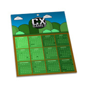 Folhinha De Parede Couchê 300g Verniz Uv Total Frente (196x270mm)