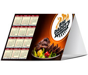 Calendário De Mesa Básico Couchê 300g Verniz Uv Total Frente