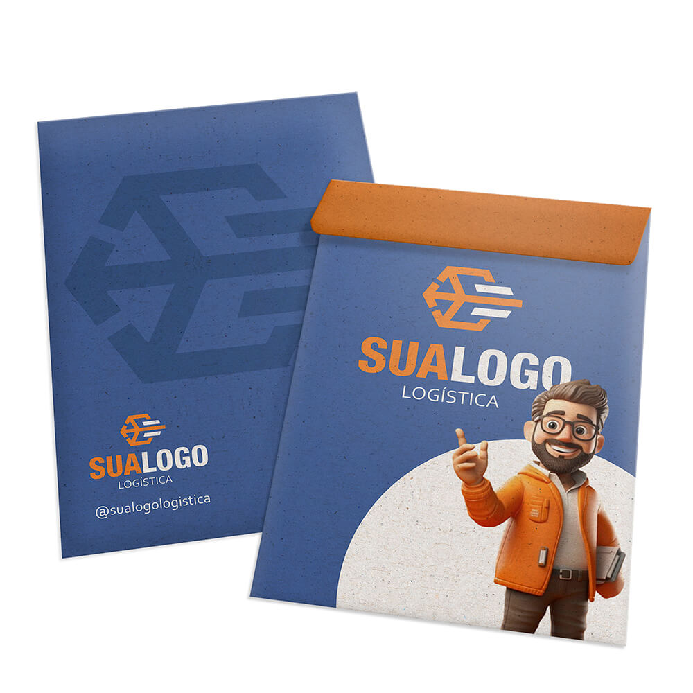 Envelopes Personalizados Meio Saco (166x240mm) Reciclato Digital 90g