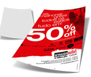 Panfletos, Flyers E Folhetos Couchê 150g Sem Verniz (300x400mm)