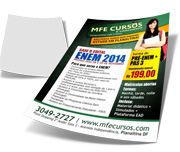 Panfletos, Flyers E Folhetos Couchê 150g Sem Verniz (300x400mm)