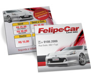 Cartões Duplo Couchê 300g Laminação Fosca Frente E Verso