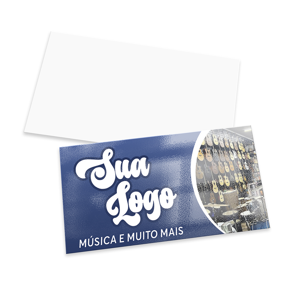 Mini Cartão Couchê 250g Verniz Uv Total Frente (80x40mm)