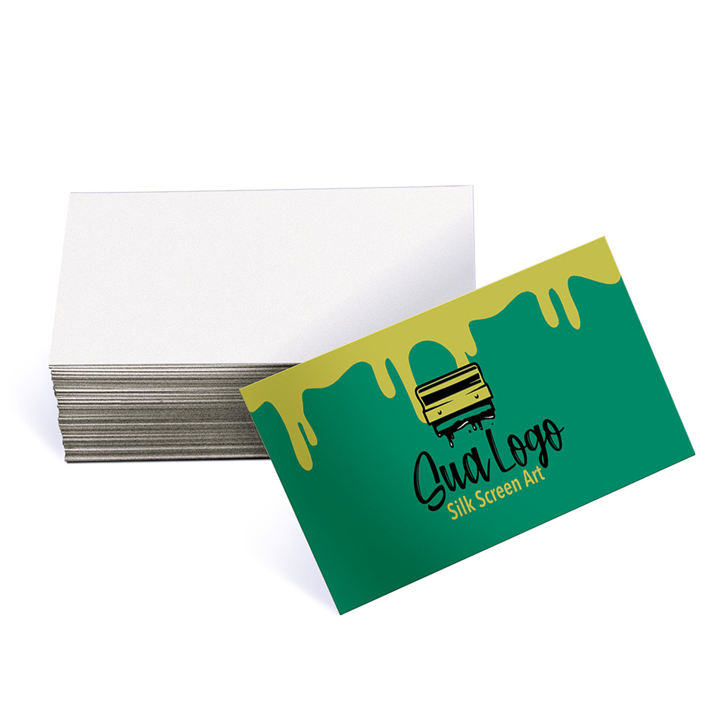 Mini Cartão Supremo 255g Verniz Uv Total Frente (80X40MM)