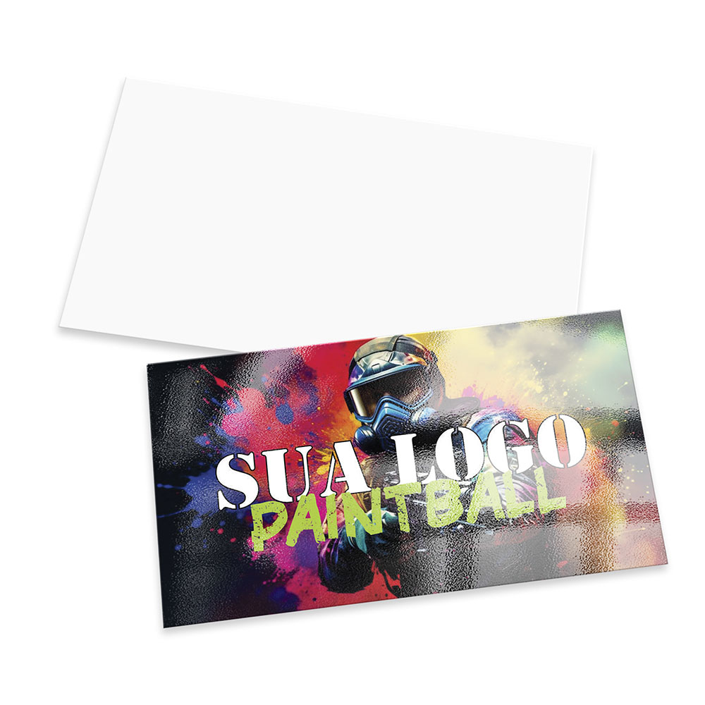 Mini Cartão Couchê 250g Verniz Uv Total Frente (80x40mm)