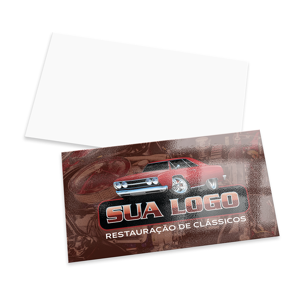 Mini Cartão Couchê 250g Verniz Uv Total Frente (80x40mm)