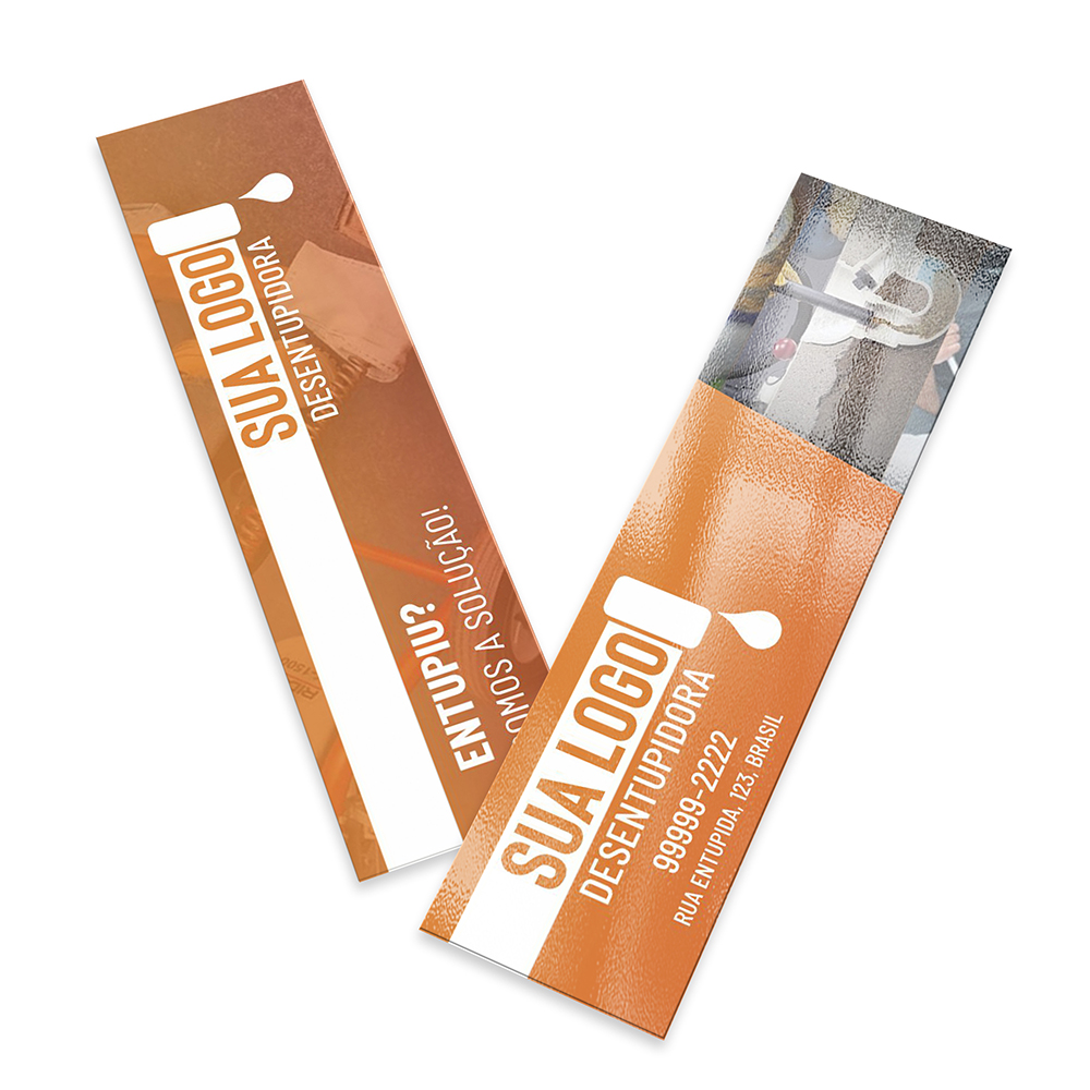 Mini Cartão Couchê 300g Verniz Uv Total Frente (91X26MM)