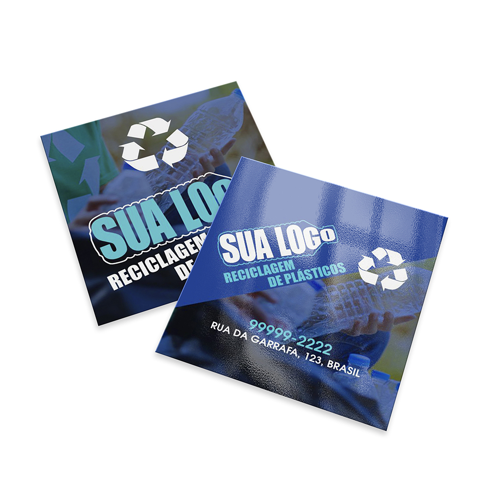 Mini Cartão Couchê 300g Verniz Uv Total Frente (46X51MM)