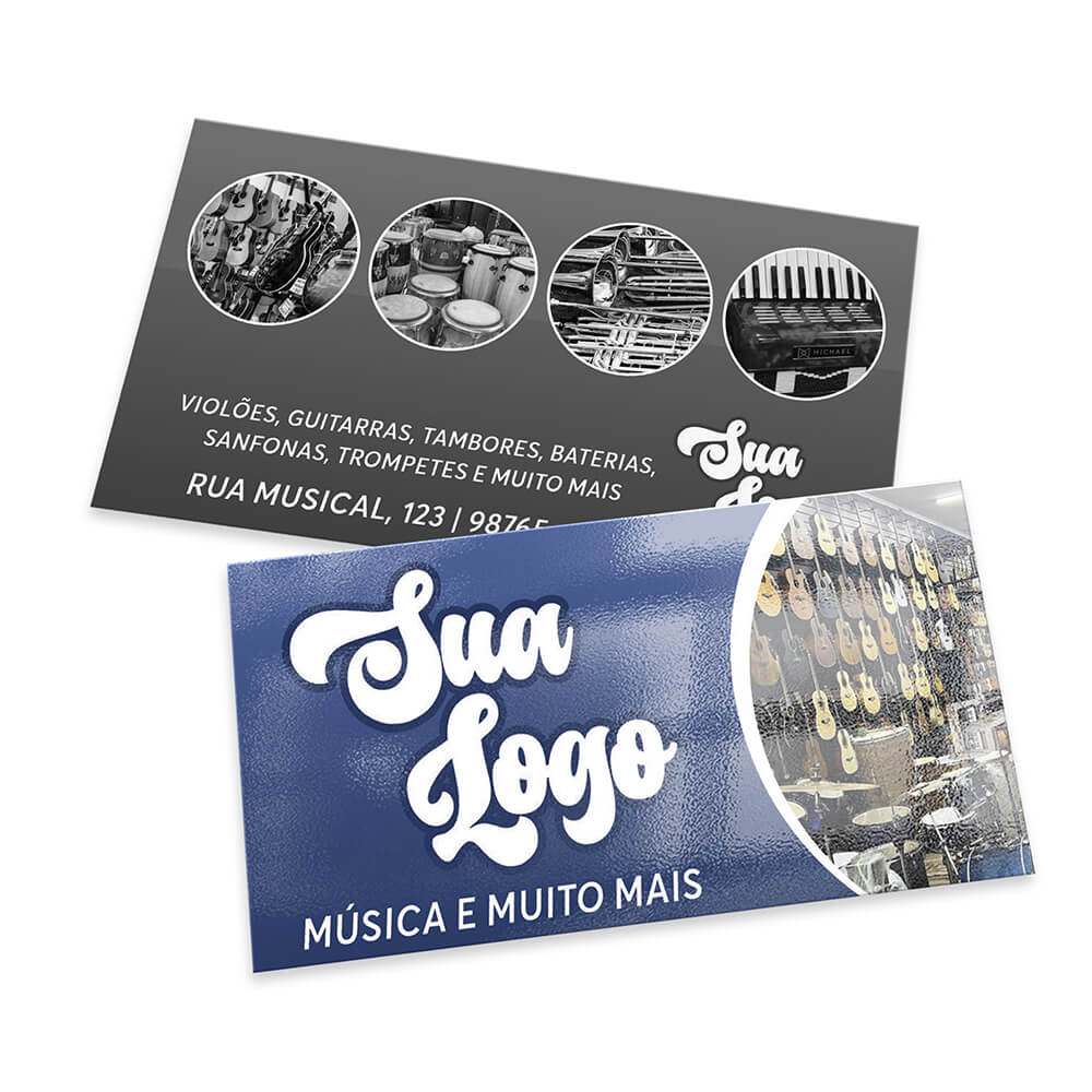 Mini Cartão Couchê 250g Verniz Uv Total Frente (80x40mm)