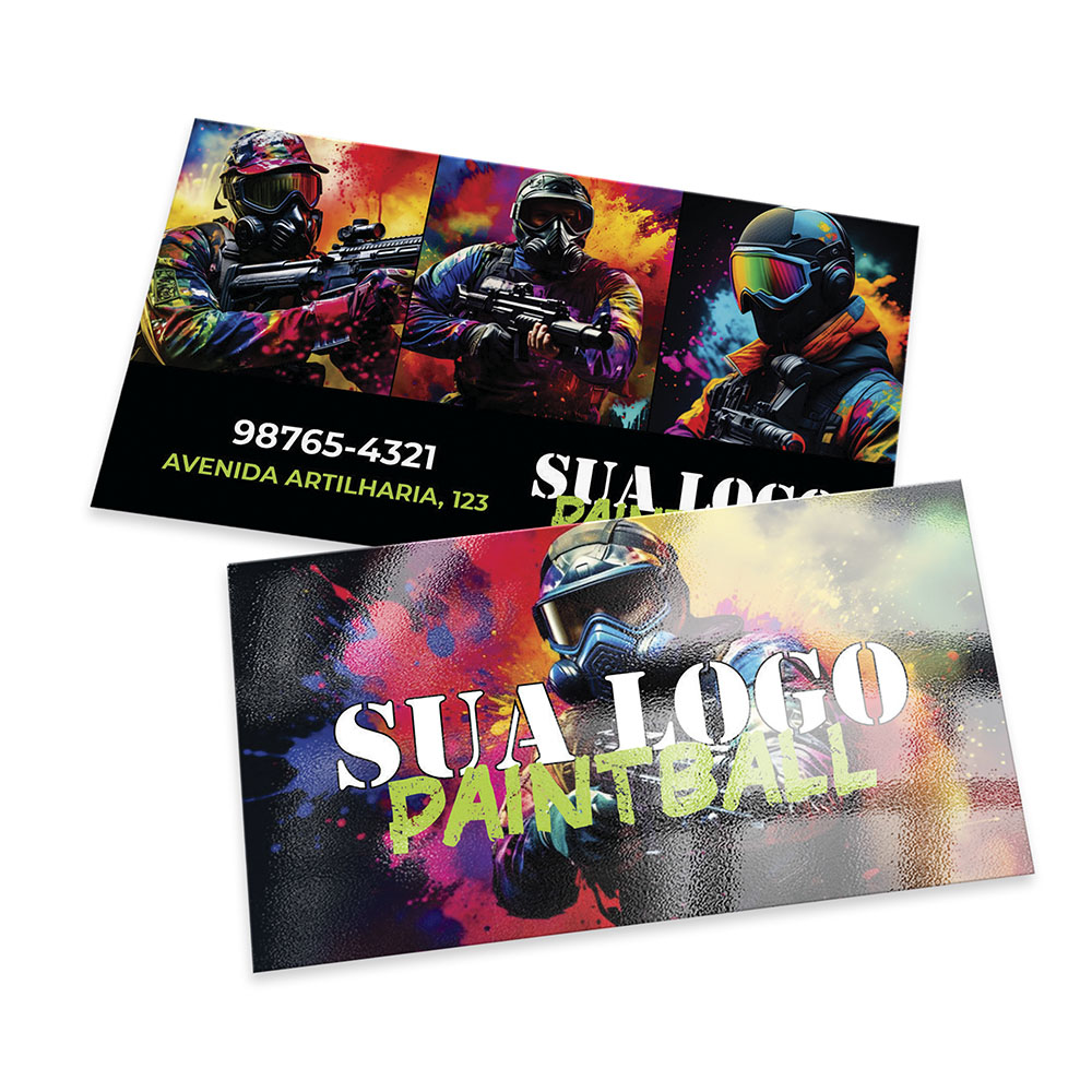 Mini Cartão Couchê 250g Verniz Uv Total Frente (80x40mm)