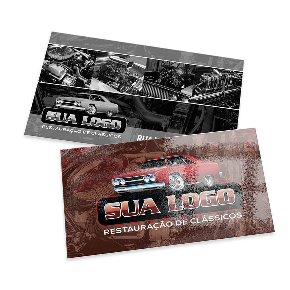 Mini Cartão Couchê 250g Verniz Uv Total Frente (80x40mm)