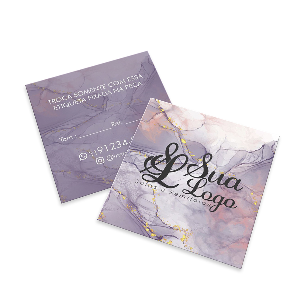 Mini Cartão Couchê 300g Laminação Fosca Frente E Verso (46X51MM)