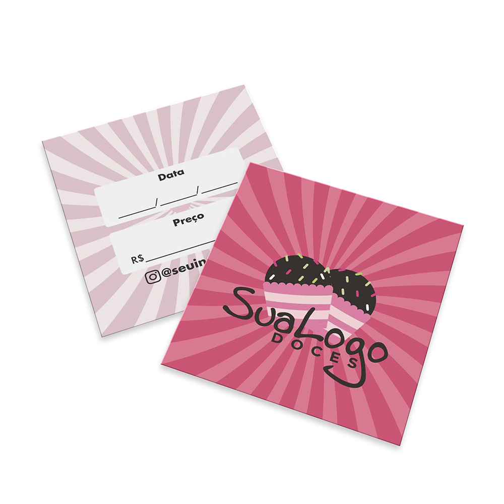 Mini Cartão Couchê 300g Laminação Fosca Frente E Verso (46X51MM)