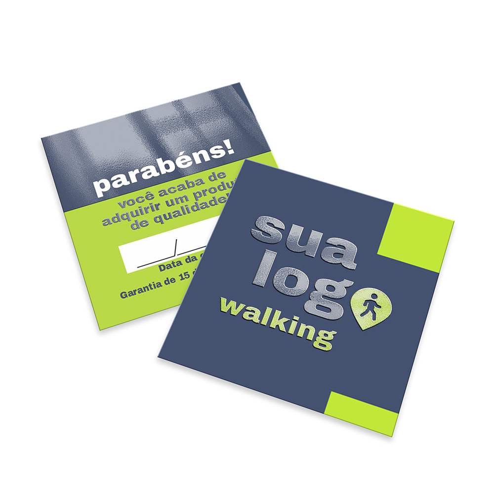 Mini Cartão Couchê 300g Verniz Localizado e Laminação Fosca Frente E Verso (46X51MM)