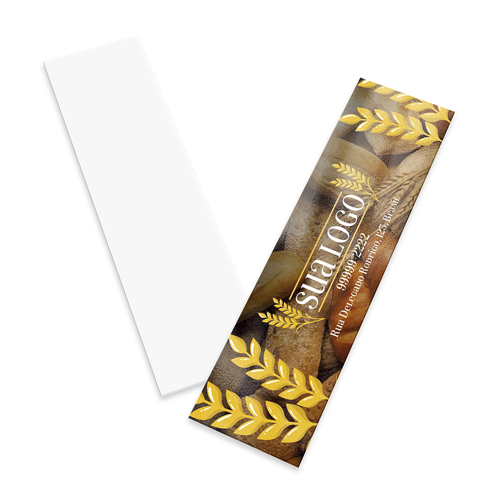 Mini Cartão Couchê 250g Verniz Uv Total Frente (91x26mm)