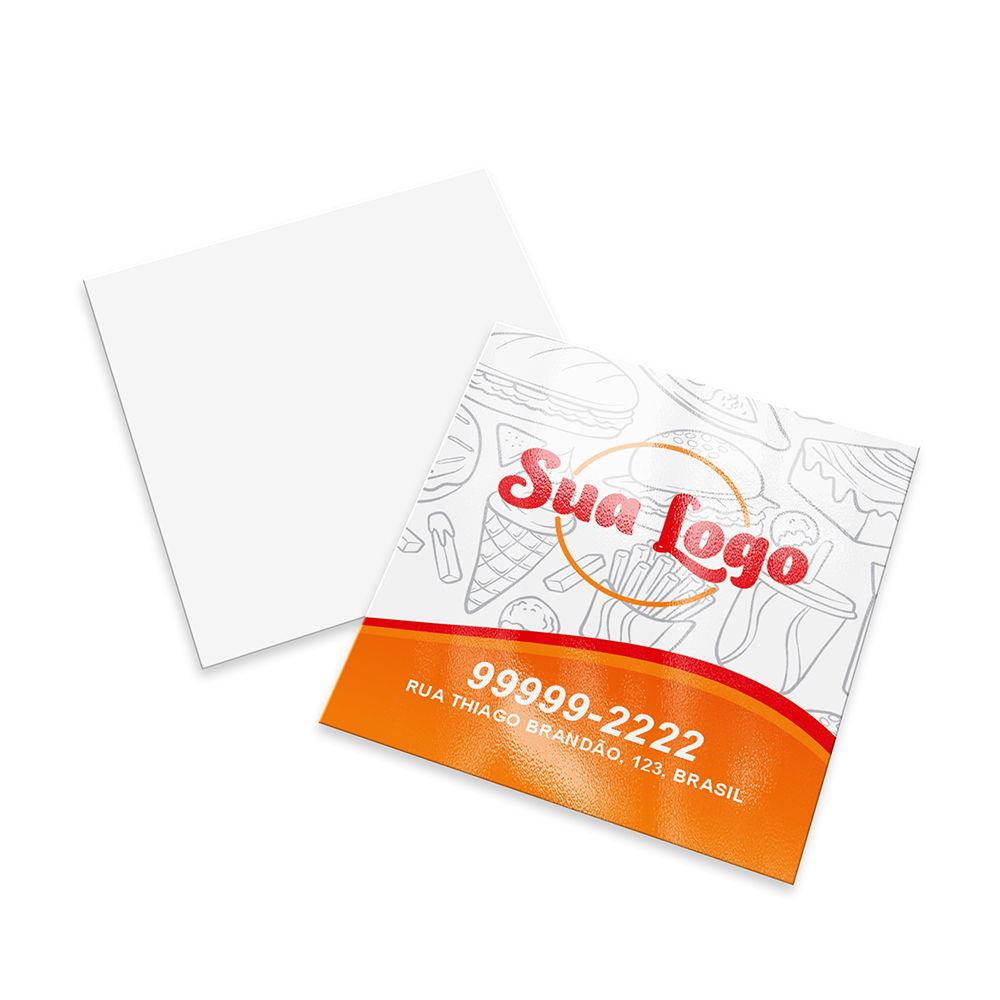 Mini Cartão Couchê 250g Verniz Uv Total Frente (46x51mm)