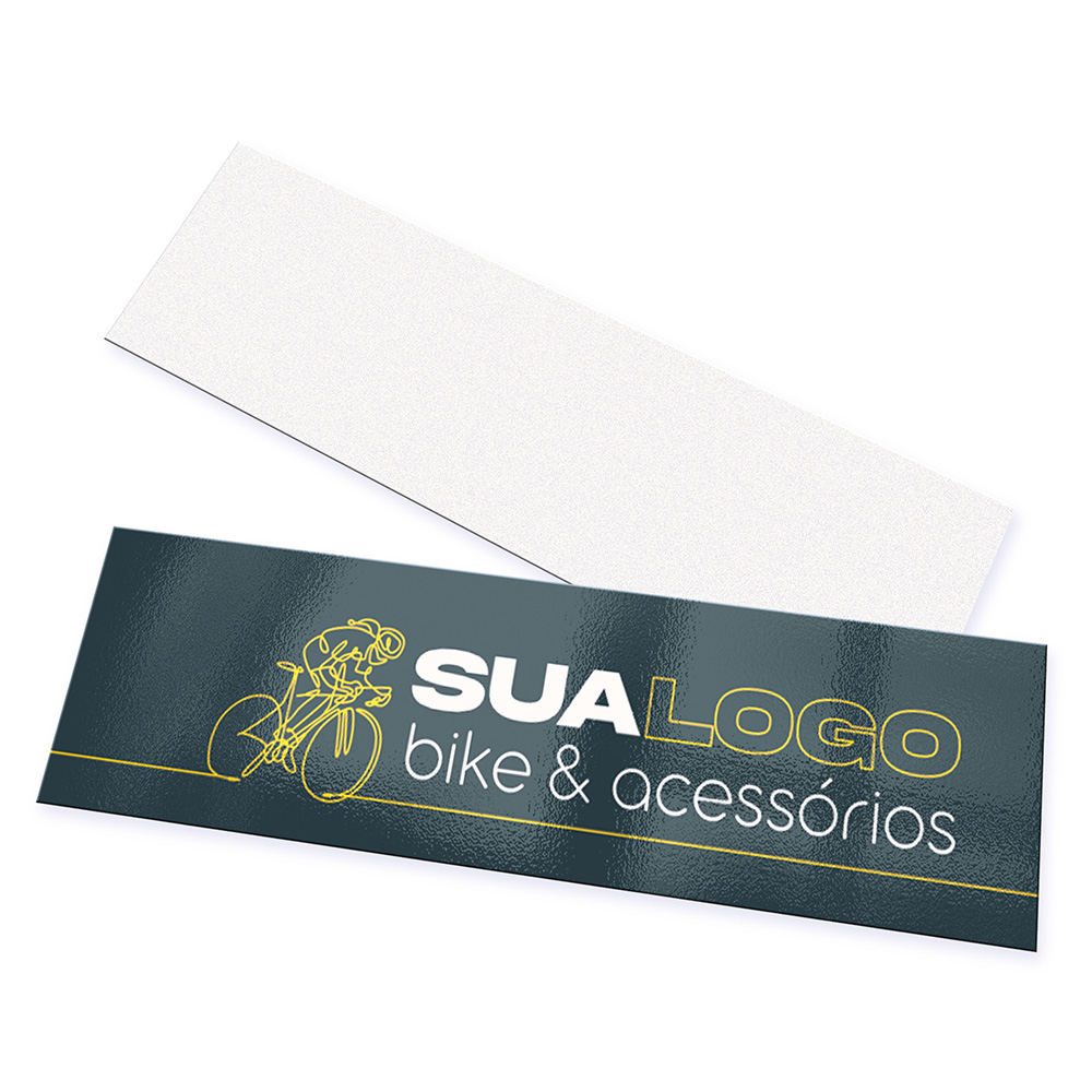 Mini Cartão Supremo 255g Verniz Uv Total Frente (91X26MM)