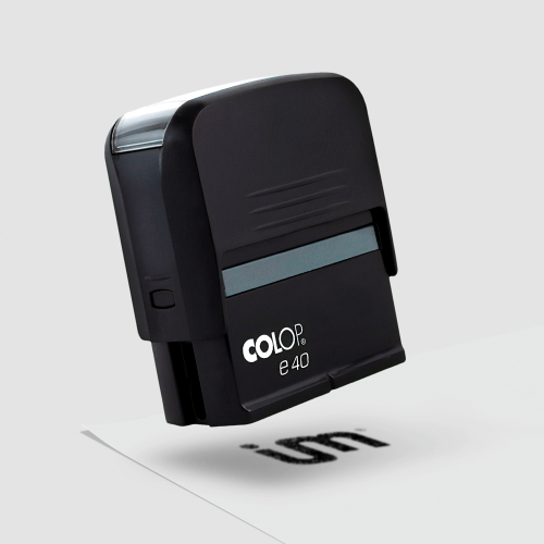 Carimbo Automático Economy Colop 40 (22x58mm)