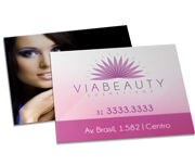 Postais Couchê 300g Laminação Fosca e Verniz Localizado Frente e Verso (182x153mm)