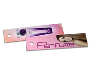 Tags Especiais Couchê 300g Verniz Localizado e Laminação Fosca Frente e Verso (91x25mm)