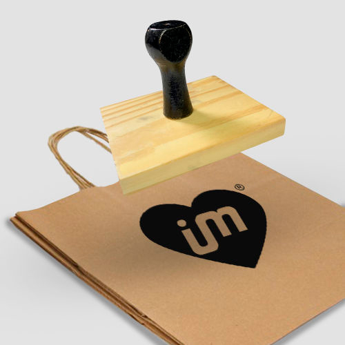 Carimbo para Sacola Kraft (120x100mm)