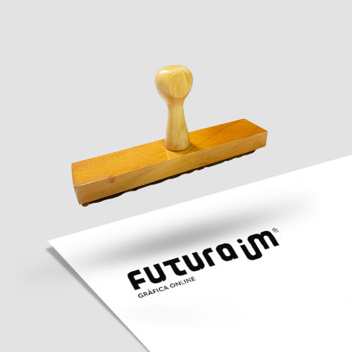 Carimbo de Madeira (30x150mm)