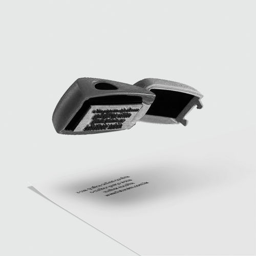 Carimbo de Bolso Mouse Stamp Cinza