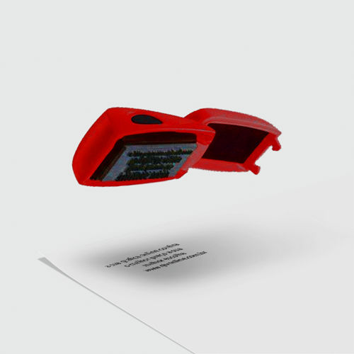 Carimbo de Bolso Mouse Stamp Vinho