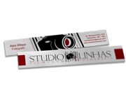 Marcador De Página Couchê 300g Laminação Fosca Frente E Verso (273x51mm)