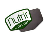 Delivery ímãs Corte Especial Couchê 250g Verniz Uv Total Frente (50x45mm)