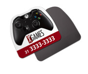 Delivery ímãs Corte Especial Couchê 300g Verniz Uv Total Frente (50x45mm)