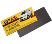 Delivery ímãs Corte Reto Couchê 250g Verniz Uv Total Fr (103x45mm)