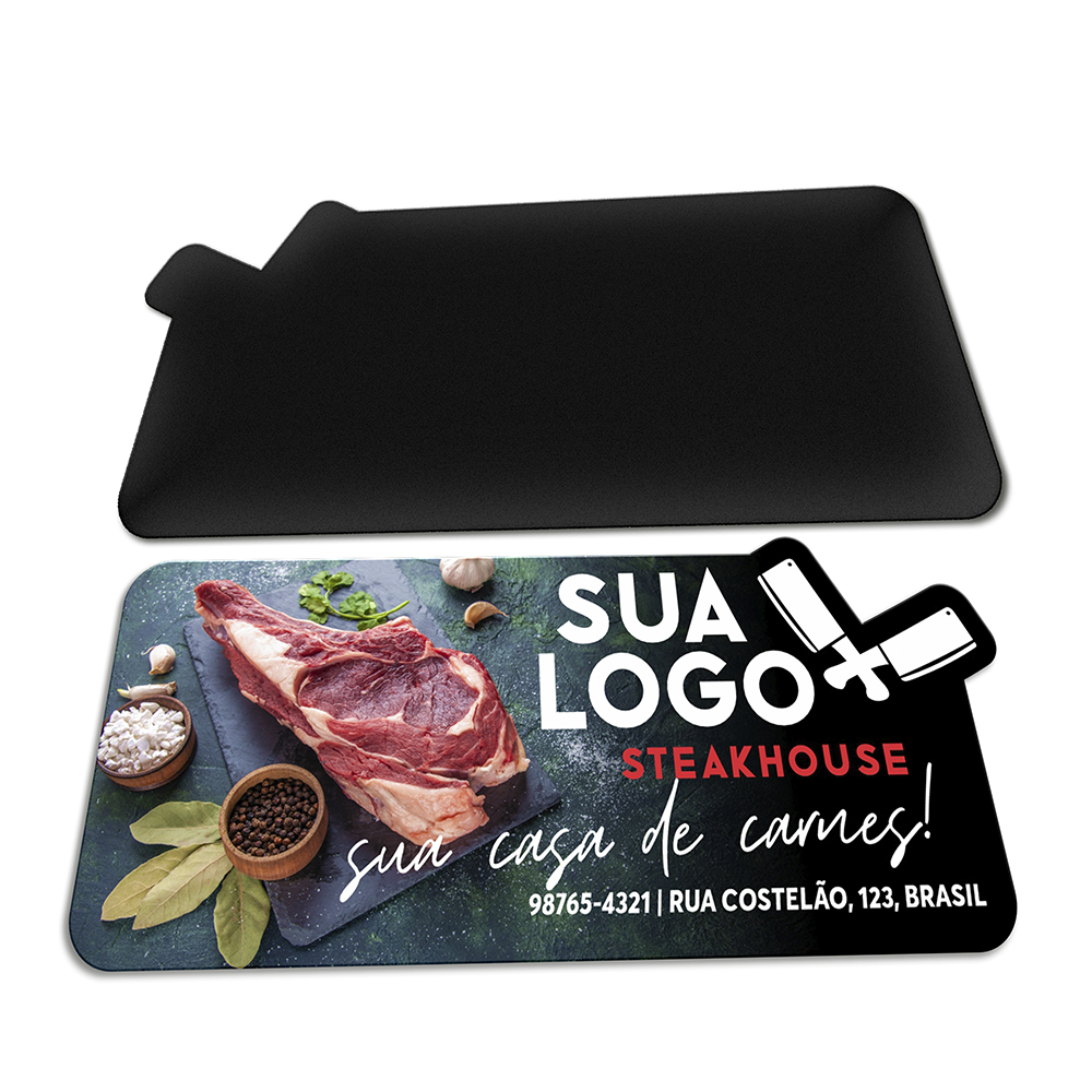 ímãs De Geladeira Corte Especial Couchê 300g Laminação Fosca Frente (103x45mm)