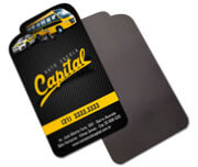 Delivery ímãs Corte Especial Couchê 250g Verniz Uv Total Frente (50x93mm)