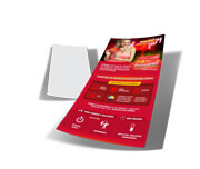 Panfletos, Flyers E Folhetos Apergaminhado 180g (100x210mm)
