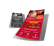Panfletos, Flyers E Folhetos Apergaminhado 180g (100x210mm)