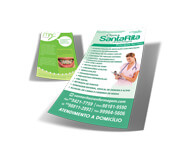 Panfletos, Flyers E Folhetos Couchê 150g Sem Verniz (100x200mm)