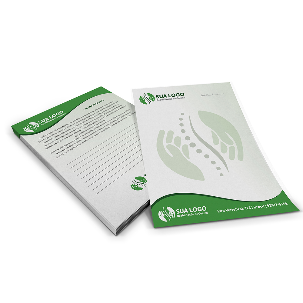 Papel Timbrado Apergaminhado 150g (210x300mm)